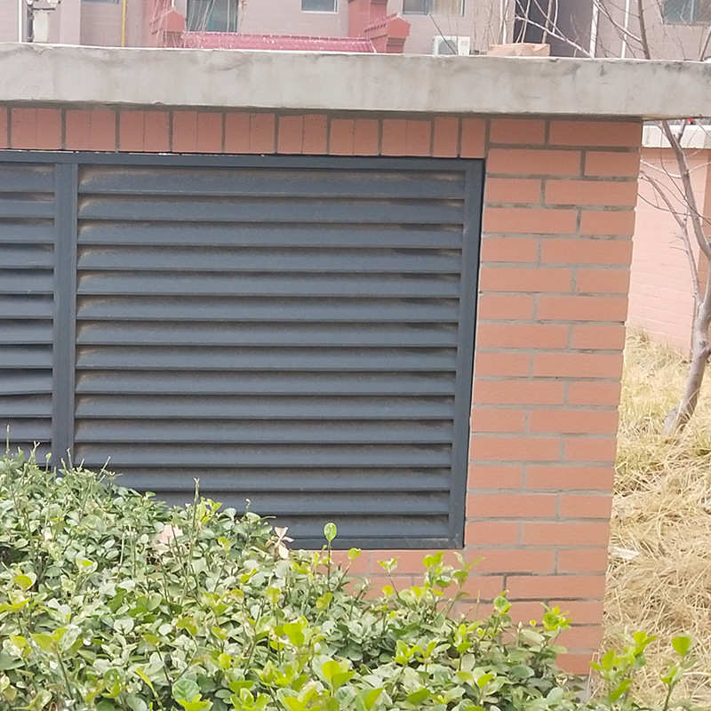 空调护栏防护地下防雨百叶窗百叶小区空调格栅车库安全通风口