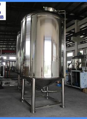 不锈钢发酵罐厂家加工304316L材质食品级容器啤酒槽罐汽液分离罐
