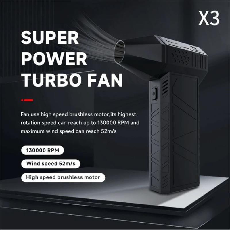 无线吹尘器暴力涡轮风扇无刷电机工业吹尘风扇车用吹尘机超大功率