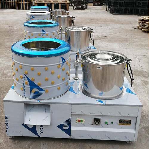 家禽50型全自动小型家用60型商用电动鹌鹑鸡鸭鹅脱毛一体机