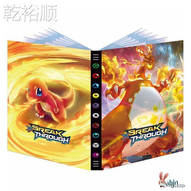 宝卡可册收藏册梦卡册卡套皮卡丘宠物小精灵卡片册神奇宝贝卡册子