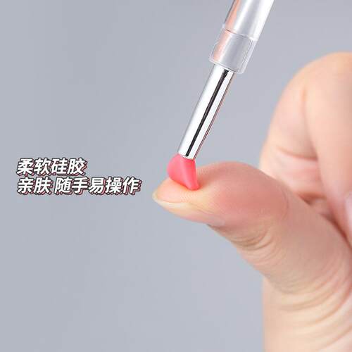 硅胶防尘口红涂抹唇部彩妆多色桶