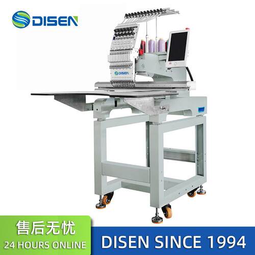 全新单头商用打样全自动绣花机电脑刺绣机cap embroidery machine