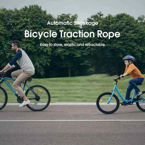 自行227拖车绳B车icycle Tow Rope牵引子装置牵引可绳伸缩亲拉力