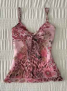 Women Y2k Tank Top Flower Harajuku Graphic Print Rock Goth