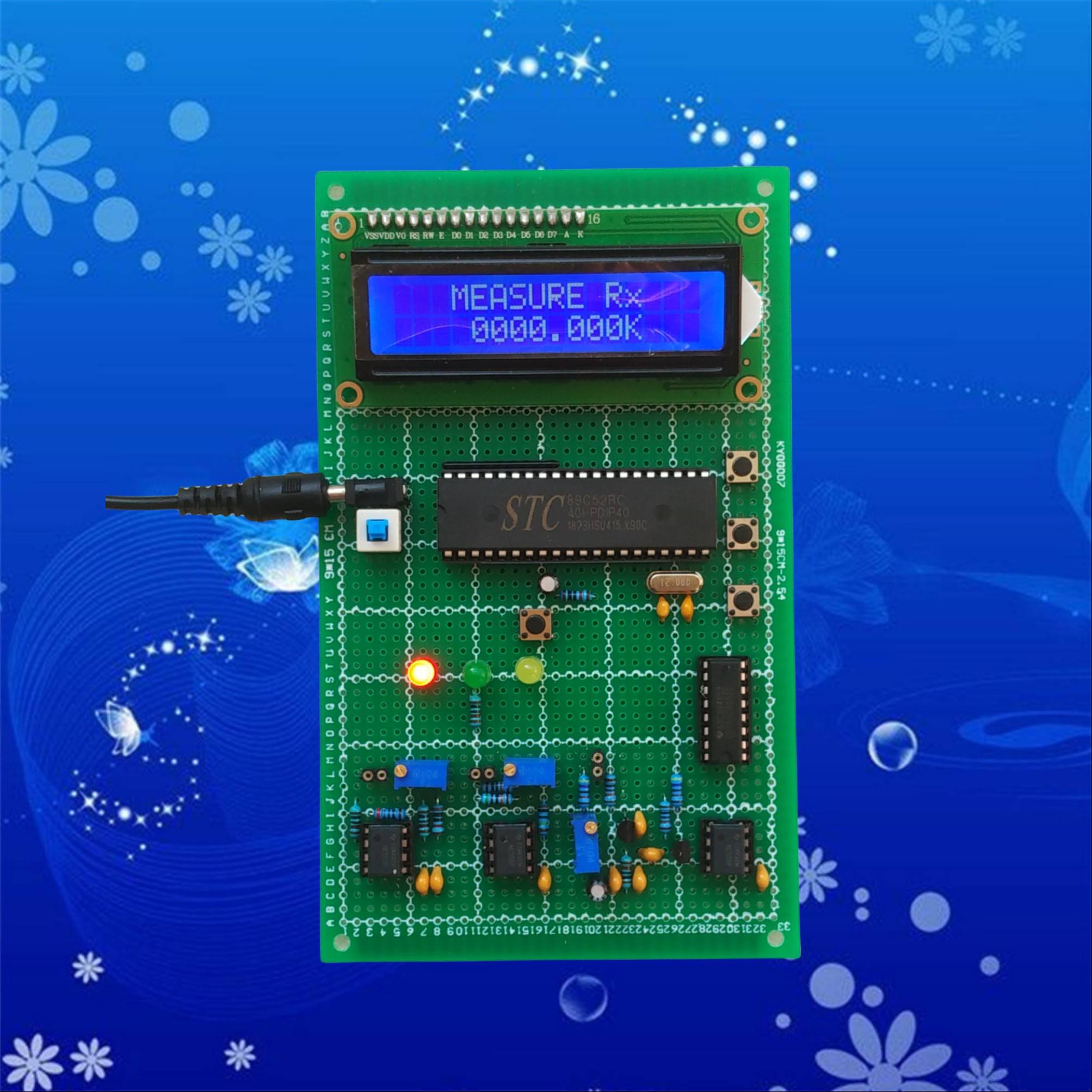 STM32/51单晶片电阻电容电感测量仪 RLC测试仪RCL LRC检测仪设计