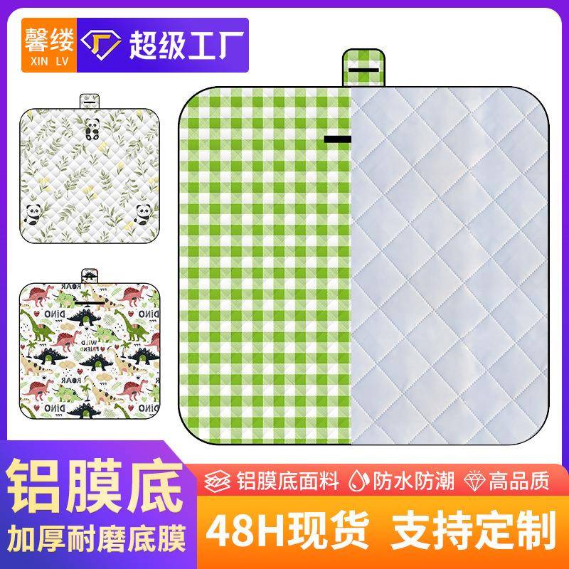 野餐垫铝膜底加厚防水防潮垫露营帐篷地垫户外草地垫超声波野餐垫