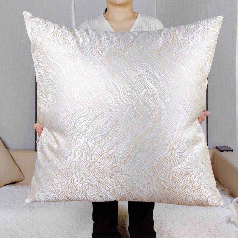 欧式大号沙发靠枕轻奢高端靠垫客厅大尺寸抱枕套床头高级感靠背罩