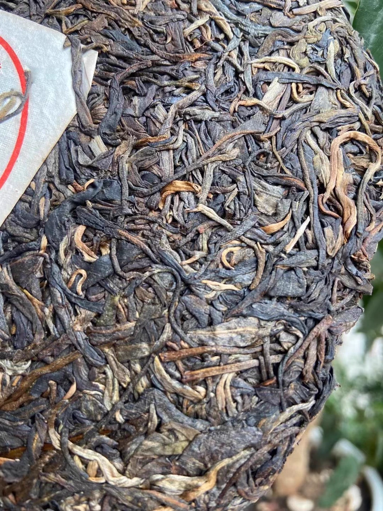 雲南景邁生態圓茶老生茶357克一餅 普洱茶 BUASHOP普洱老茶