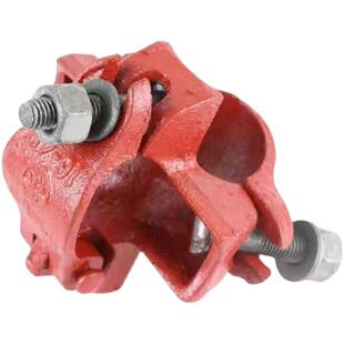 国标建筑工地脚手架扣件48钢管专用扣件架杆配件十字旋转对接扣件