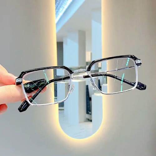 Ergonomic Frameless Reading Glasses Intelligent Zoom