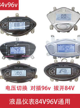 电动车负控锂电池仪表适用于小龟迅鹰中沙金牛电量表里程速度码表
