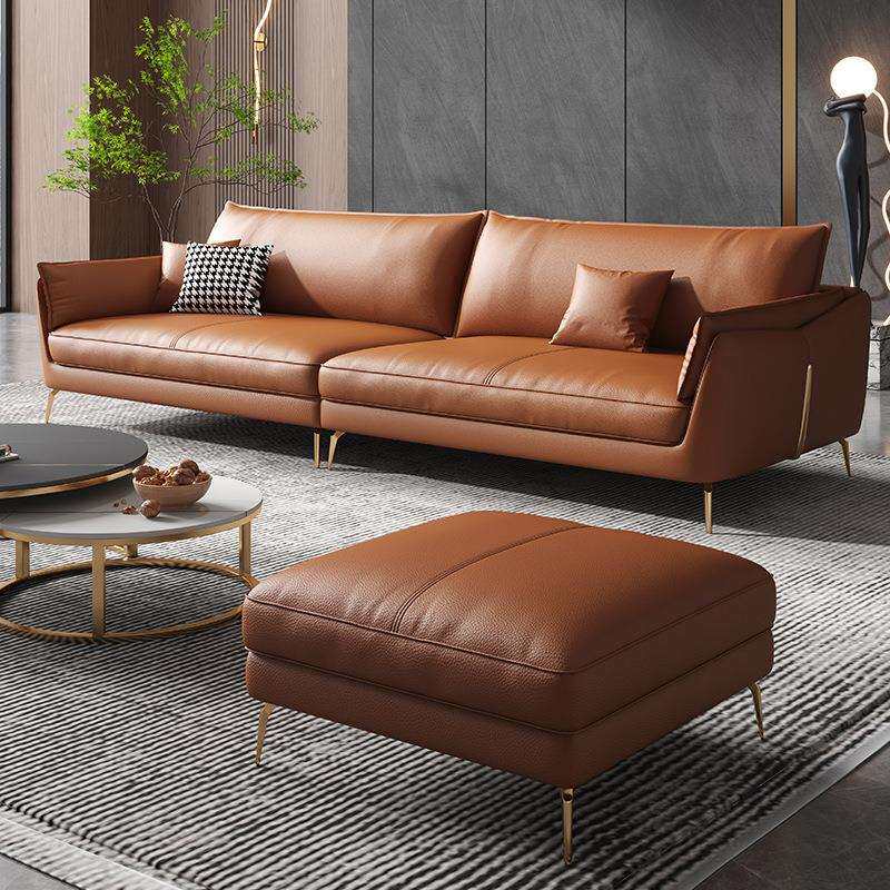 意式科技布沙发简约现代轻奢小户型客厅三人位转角贵妃时尚客厅