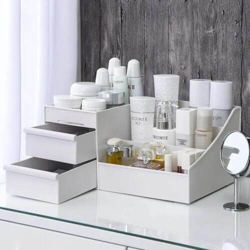 1pc Dormitory white drawer storage box宿舍白色抽屉收纳盒