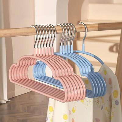 Thickened PVC-coated Children's Cloud-Shaped Hangers, Suitab