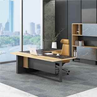老板桌KOBE-BT/背景经理主管桌总桌裁子办公室柜经理室整套家具大