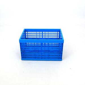 塑料水果筐折叠式600-340生鲜蔬菜农家蔬菜配送折叠框常厂家直卖