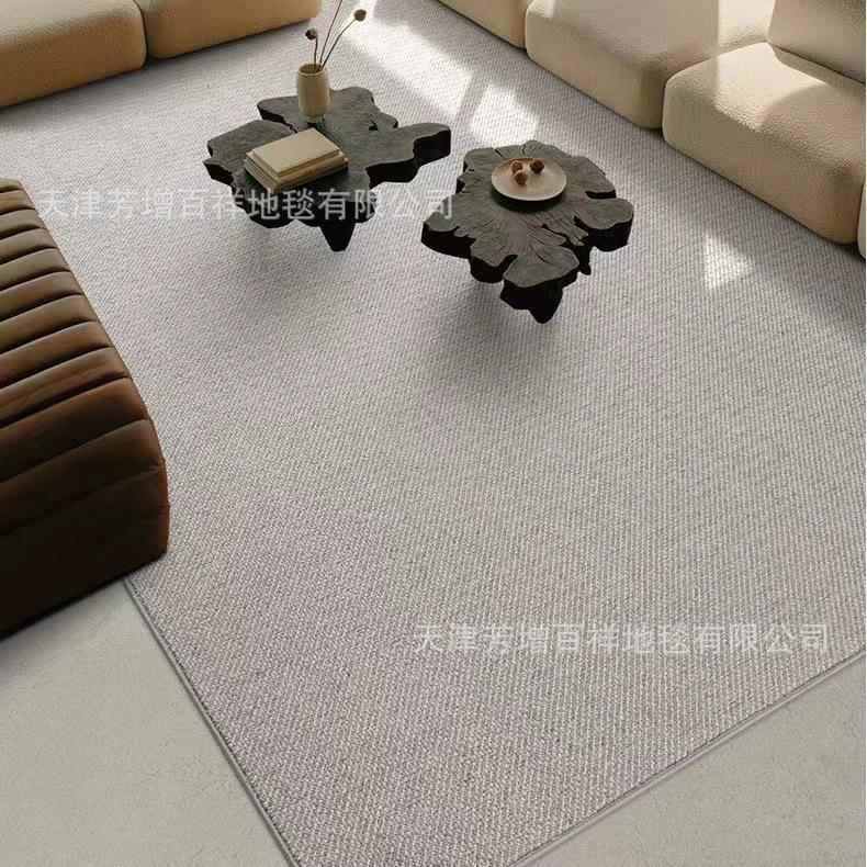 新西兰高脂毛羊毯素简约沙发茶几卧室纯联系客服色色满地铺客厅灰