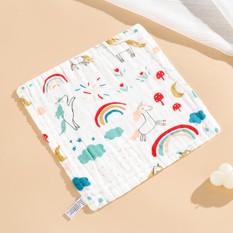 婴儿婴儿纱布方巾方巾手绢手帕