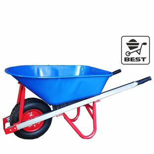 洲澳洲美深斗大斗独轮手8614推车WB86农14场园林手推工具车