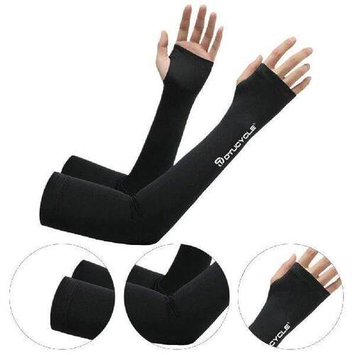 1Pair Arm Sleeves UV Protection Sun Sleeves with Thumb Hole