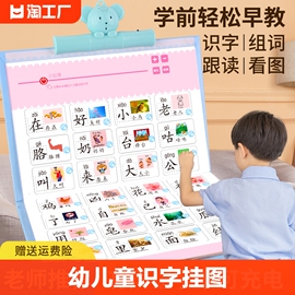 幼儿童识字3000卡片点读机幼儿园认字有声早教益智玩具启蒙学习