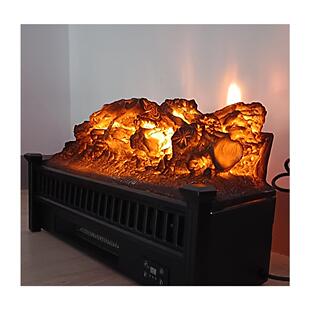 新产品23英寸桌面式 饰电壁炉取暖器 加热仿真火焰装