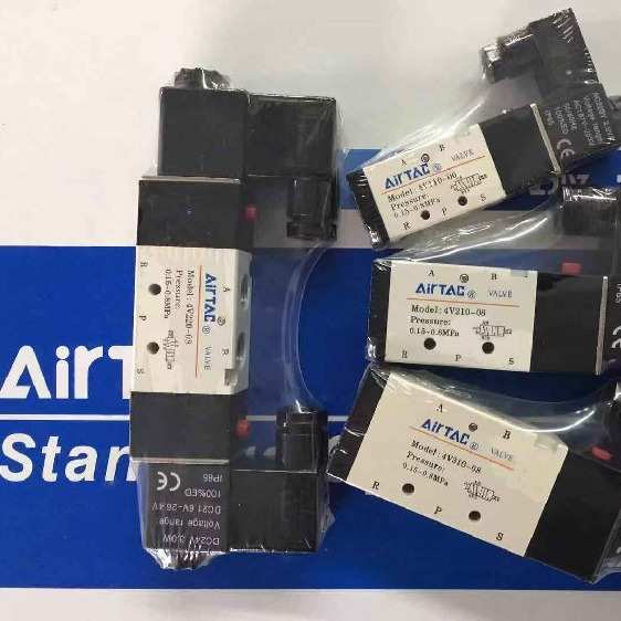 亚德客电磁阀4M210-08 4M310-10 4M310-08AC220 DC24 4M320-08