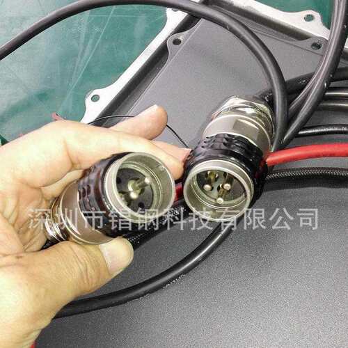 新能源C/T34E-TK(RD)-01M汽车连接器 同轴大电流插头装孔