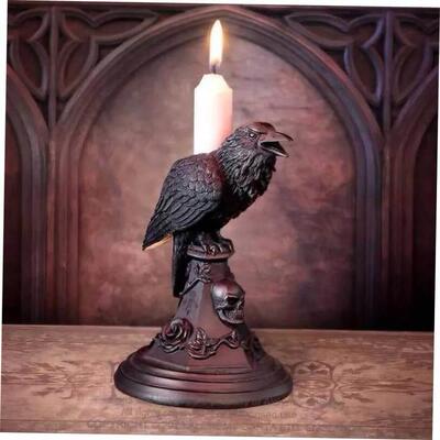 Halloween Gothic candlestick decoration resin home decoratio