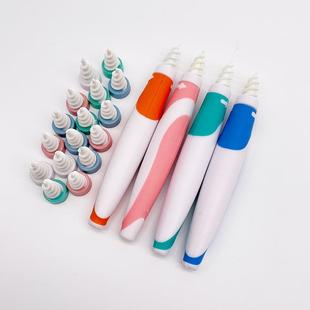 旋转挖耳勺360头螺旋挖耳勺耳朵清洁洗耳 cleaner 掏耳勺Ear wax