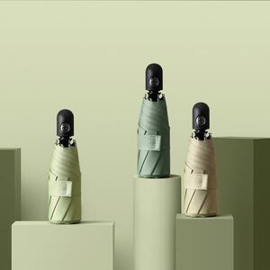 五折自动太阳伞雨伞女防晒防紫外线遮阳伞小清新晴雨两用伞折叠伞