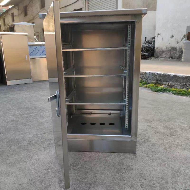 500*400*户外防雨不锈网钢络机柜落室地外防水监控设备箱功机放交