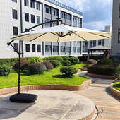 遮阳伞户外庭院伞露天阳台大太阳伞别墅花园室外摆摊罗马伞香蕉伞