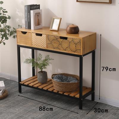 N5复古斗柜收铁艺置五物架多能客厅玄关柜F76J565H靠墙电视柜卧室