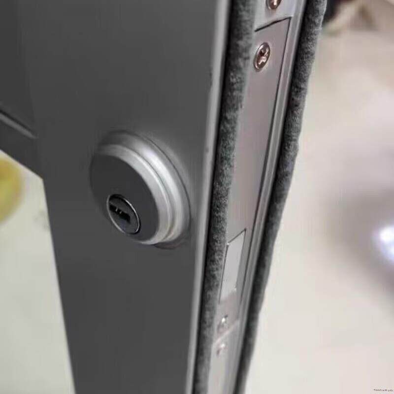中性铝合金型材门双头锁芯锁内胆框架玻璃门配件地板锁肯德基门