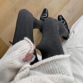 带微压 斜纹银丝裤 巨舒服显瘦 覆古又高级谁懂啊啊 噢 袜