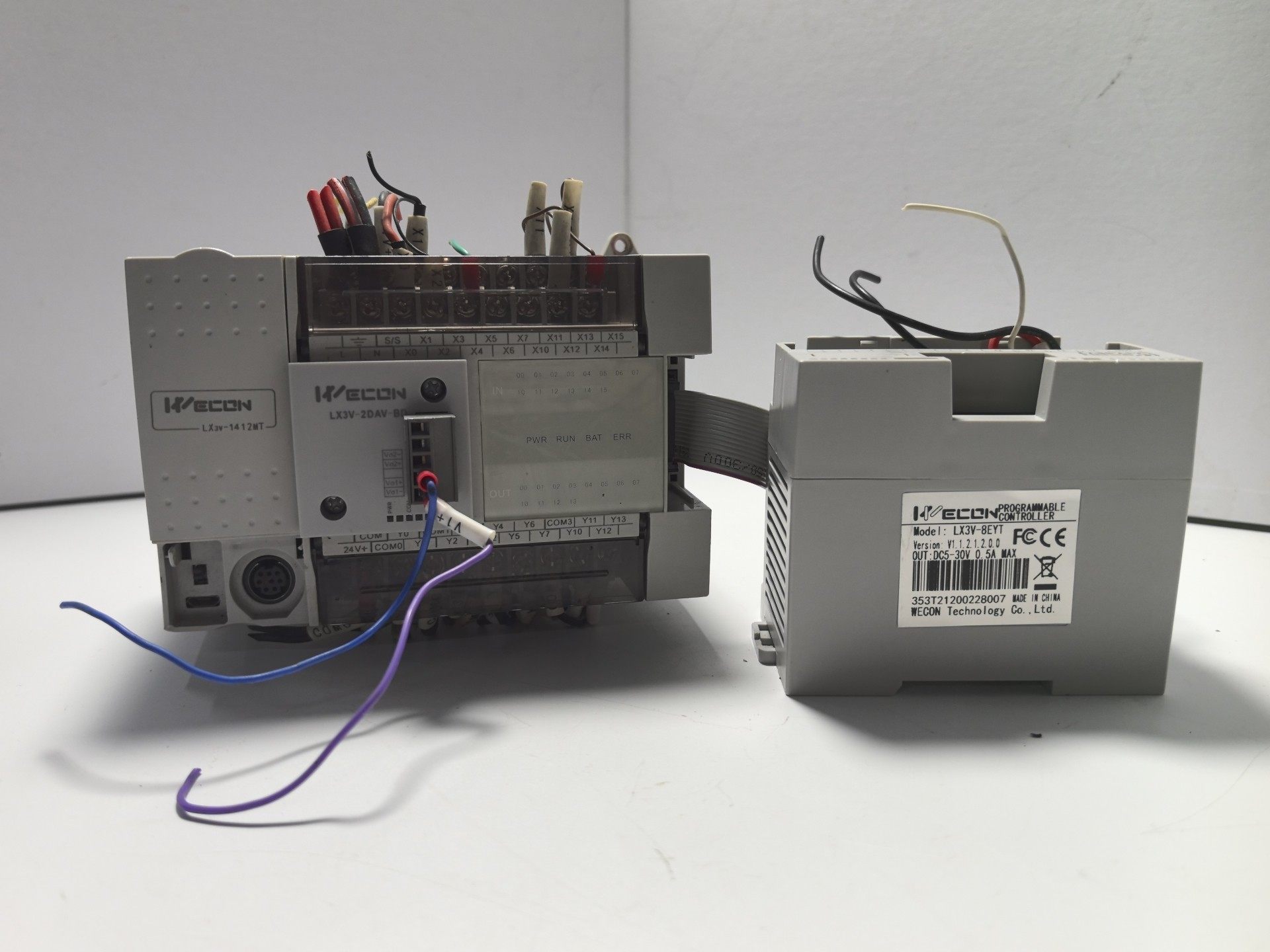 维控PLC LX3V-1412MT-A，带扩展模块LX3V-