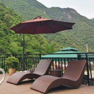 户外躺床别墅庭院游泳池沙滩椅室外露天温泉水疗会所藤编休闲躺椅,商业/办公家具,商用藤编家具,淘宝优惠券,粉丝福利购,淘宝优惠卷