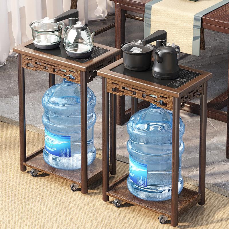 小茶桌泡茶移动茶台茶水柜茶几客厅边几柜家用茶桌烧水壶一体阳台