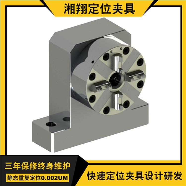 跨境直销D100曲头气动卡盘现货CNC机床精密治具夹具气动卡盘