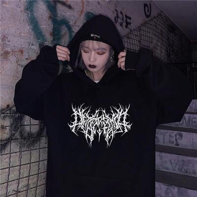 Women's Graphic Long Sve Pullover Sweater Hoodie Casual