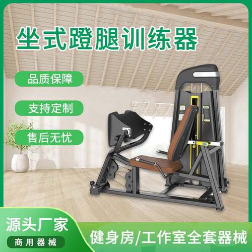 腿部肌群豪华商用坐式蹬腿训练器家用房健身器材多功能运动训练器