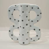 陶瓷北欧家居花瓶 饰 匠创意样板房摆件花瓶客厅玄关异形形艺术装