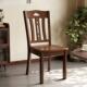 木椅子家用椅餐子凳子简约现代桌椅中式 饭店餐厅 木靠背椅头见包装