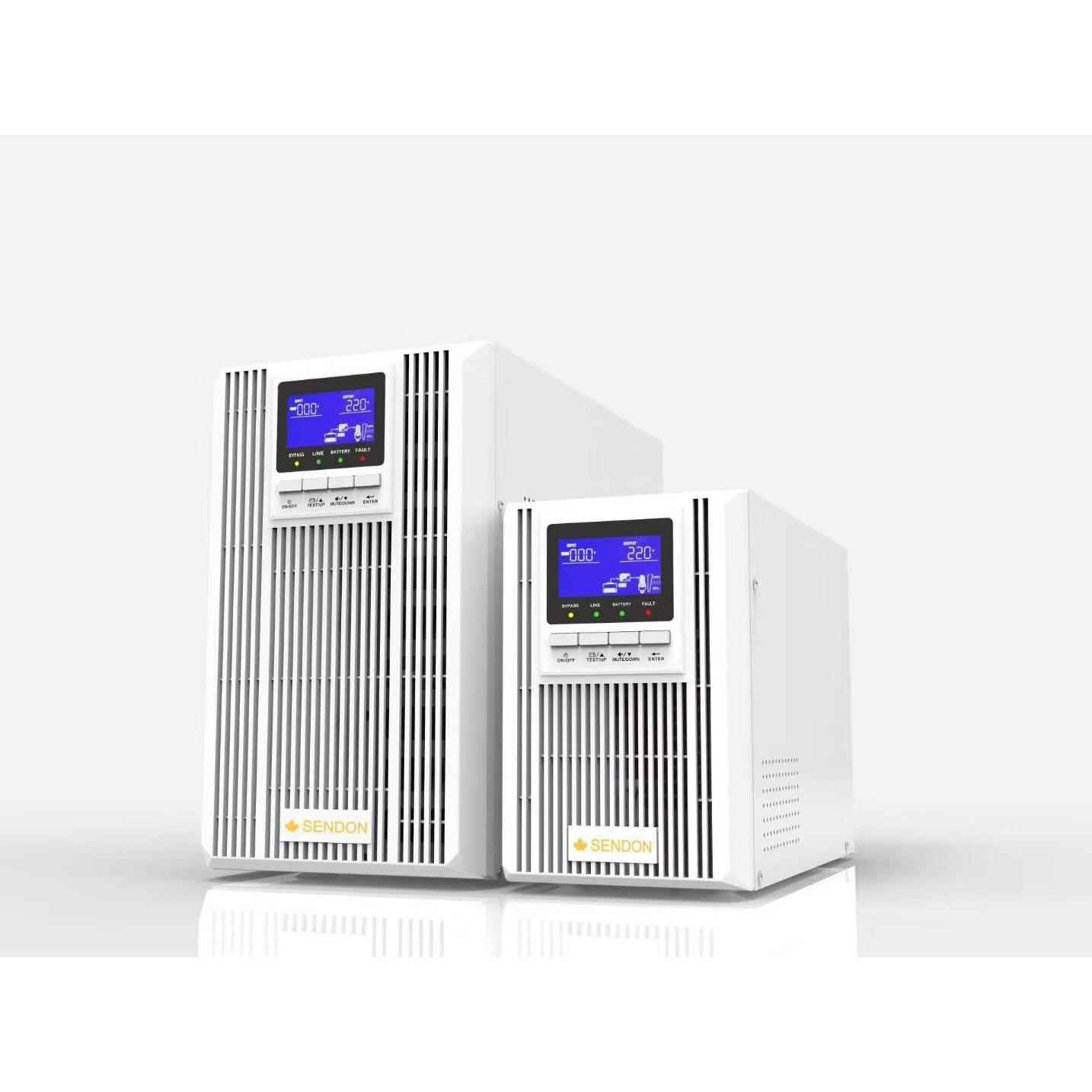 山顿UPS电源6KVA/5.4kw型号SD6KNTL输入单进单出不间断供电保三年