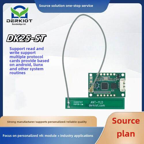 Nfc读写模块Nfc模块读头模块支持14443A/B读卡模块Dk25-St