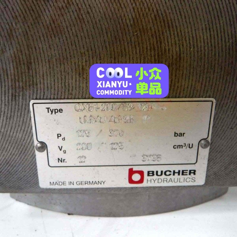 BUCHER HYDRAULICS，PUMP KIT 100