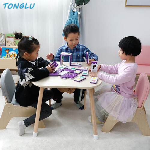 现货幼儿园学习桌儿童房收纳玩具游戏桌宝宝看书写字桌椅套装