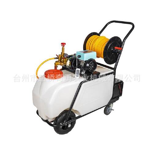 48V60V电动打药车100L手推式喷雾器